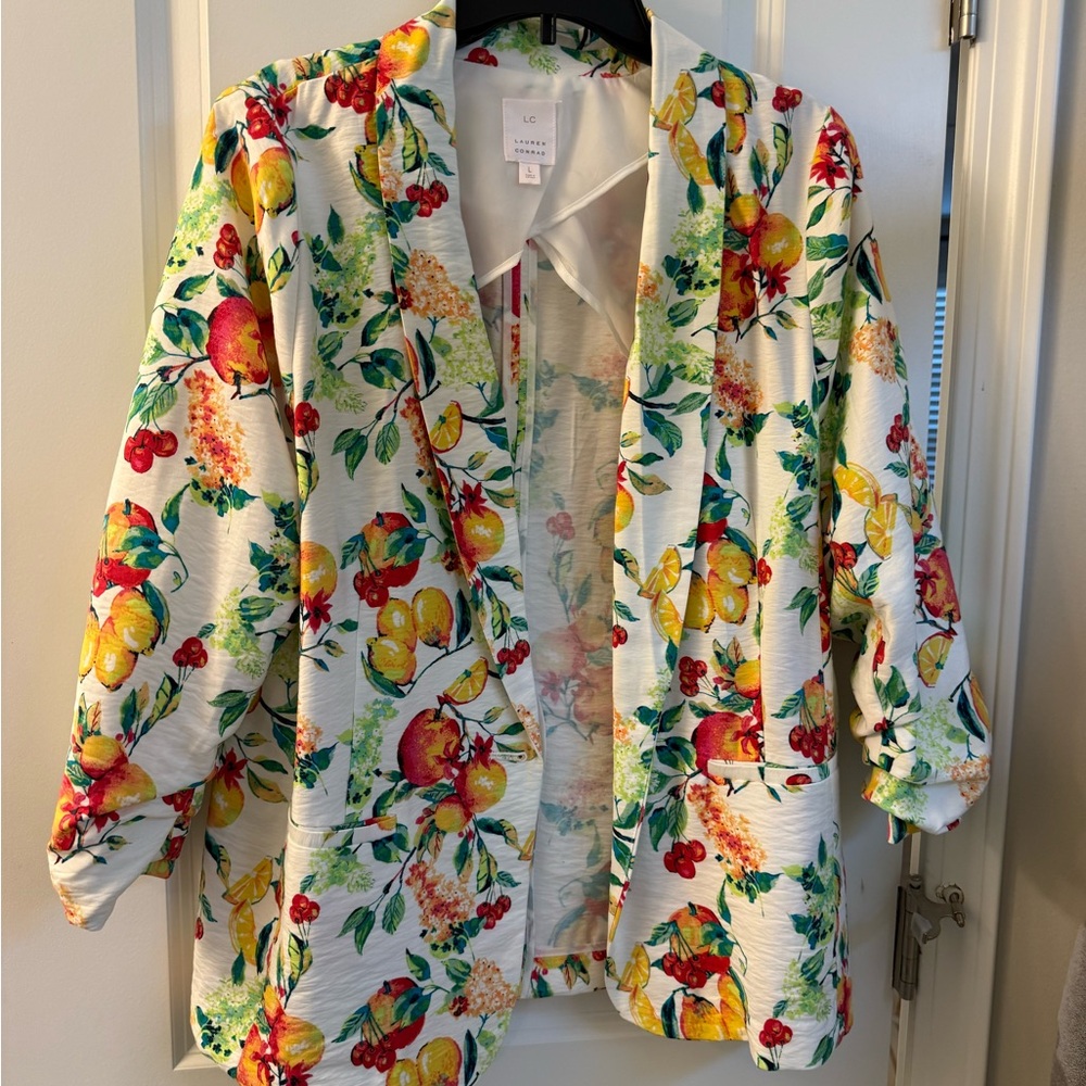 LC Lauren Conrad Colorful Floral Blazer - Picture 5 of 5